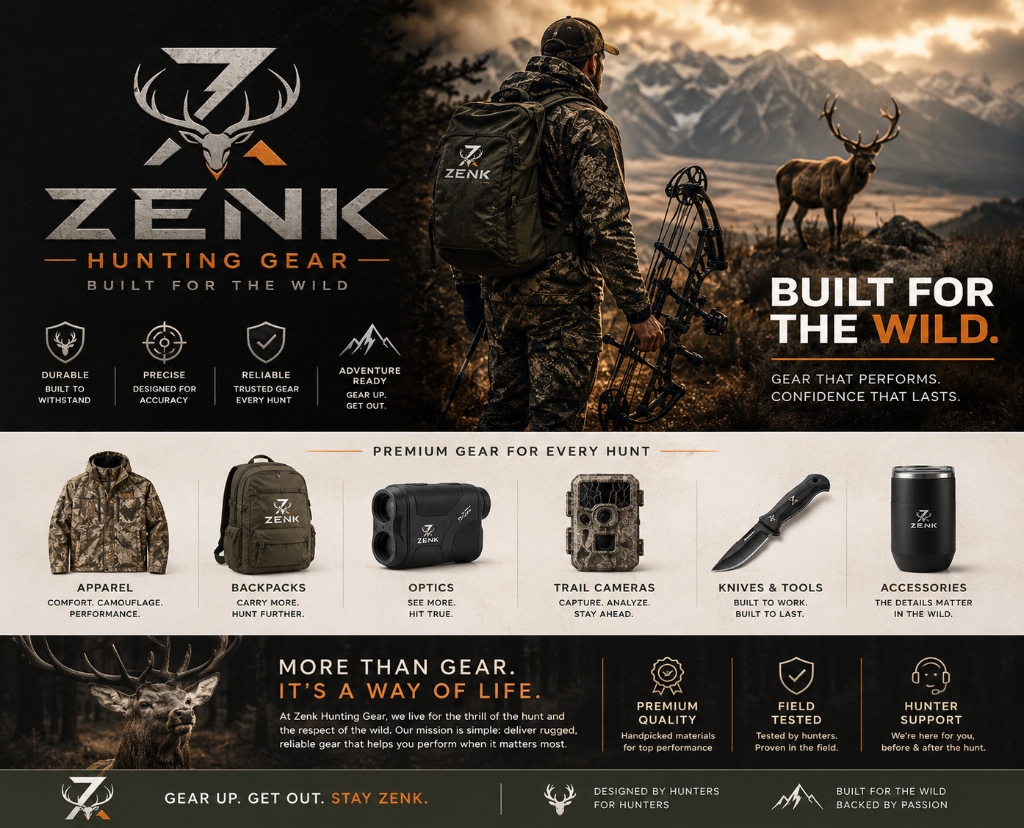 ZENK Hunting Gear A+ Layout