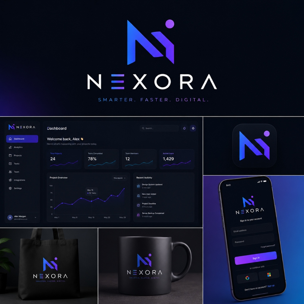 NEXORA Tech Logo